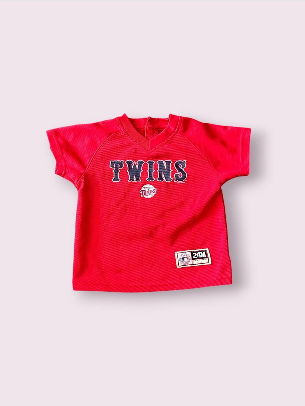Mighty Mac Sports Toddler Minnesota Twins Baseball Red Shirt Size 24 Months